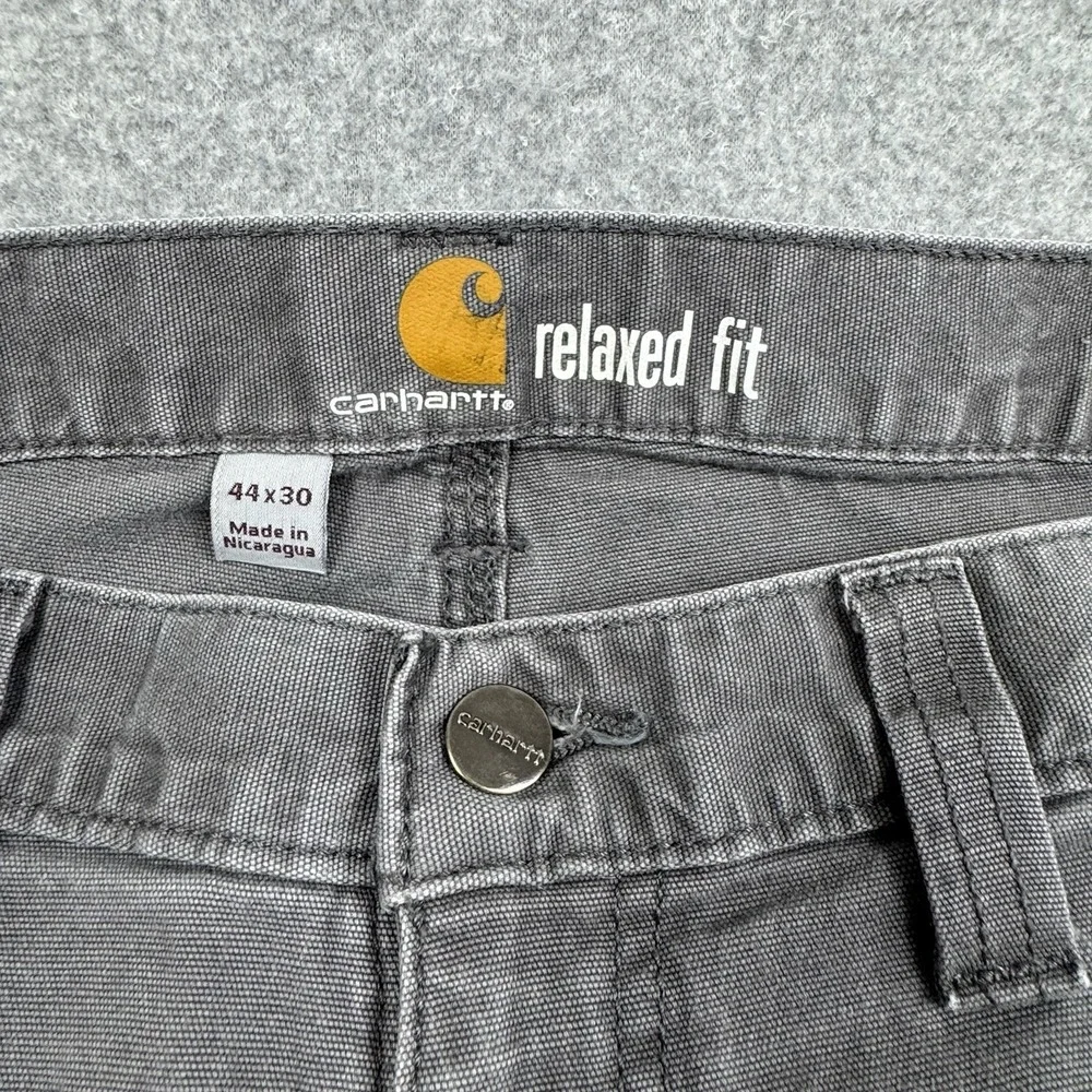 Carhartt 102291 Rugged Flex‎ Rigby Canvas Dungaree Relaxed Fit Work Pants 44x30